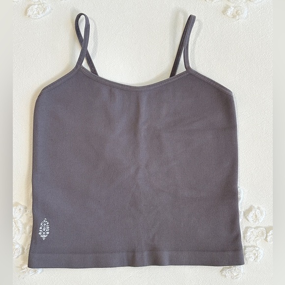 FP Movement by Free People Tops - Free People Movement Strappy Back Tighten Up Tank - Purple Asphalt - XS/S